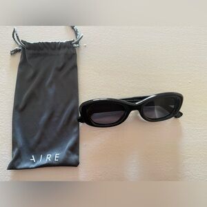 AIRE Black Sunglasses with Case